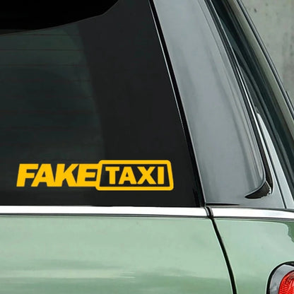 Universal FAKE TAXI Sticker