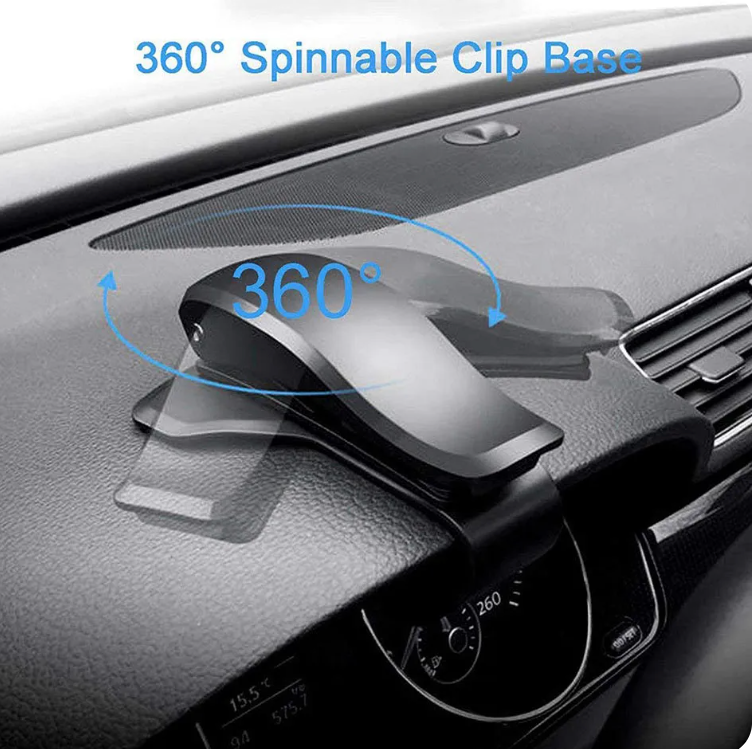 Universal Car Phone Holder Adjustable Foldable Bracket 360 Degrees